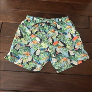 Sunuva Boys Tropical Tuscan Bird Print Shorts